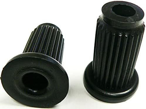 Caster Socket for 7/16" Diameter Grip Ring stem, 4-Pack, 1" OD 16 Gauge Round Tube, 4-Pack, Heavy Duty, 7/8" Socket OD