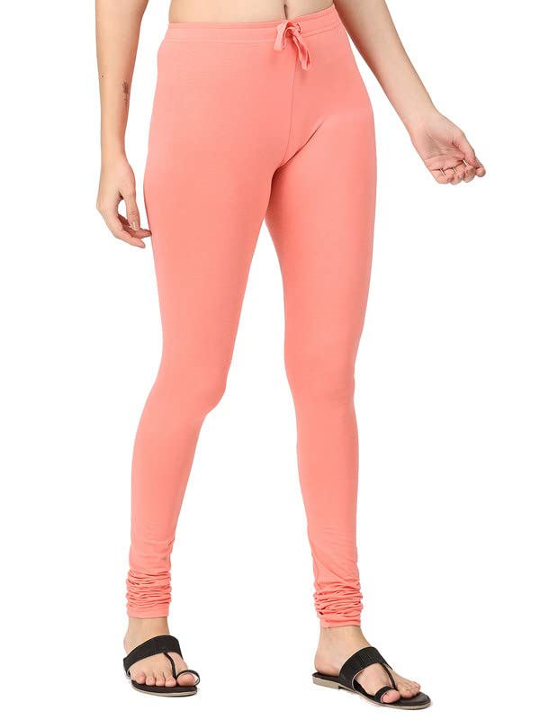 Image of Robinbosky Cotton Churidhar Leggings for Women - Stylish, Stretchable & Flattering Fit for All-Day Comfort