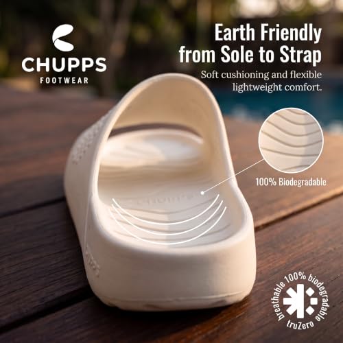 Image of CHUPPS Chupster Men's Orthopedic Slippers | Soft Cushioned Footbed | Lightweight Flip Flops | Anti-Skid Sole | Comfortable Daily Wear Chappals