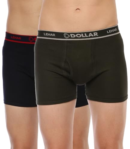 Image of Dollar Lehar Mens Combed Cotton Trunk - Actual Colour May Vary