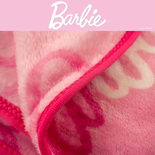 Image of Franco Barbie Kids Bedding Super Soft Cozy Silk Touch Throw, 40 in x 50 in, (Officially Licensed Product) (Pack of 6)