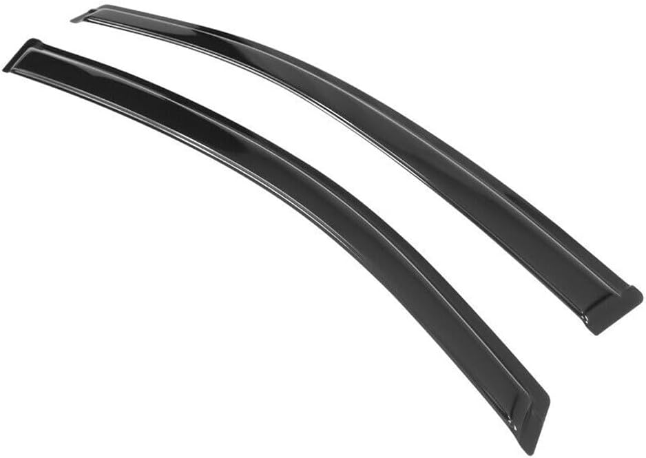 Window s Rain Sun Guard Vent 2 Pieces Set Acrylic 4CAR-WD-HC122-92729