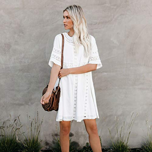 Saída de praia feminina cardigã solto saída de praia biquíni roupa de banho vestido de verão, F-whit