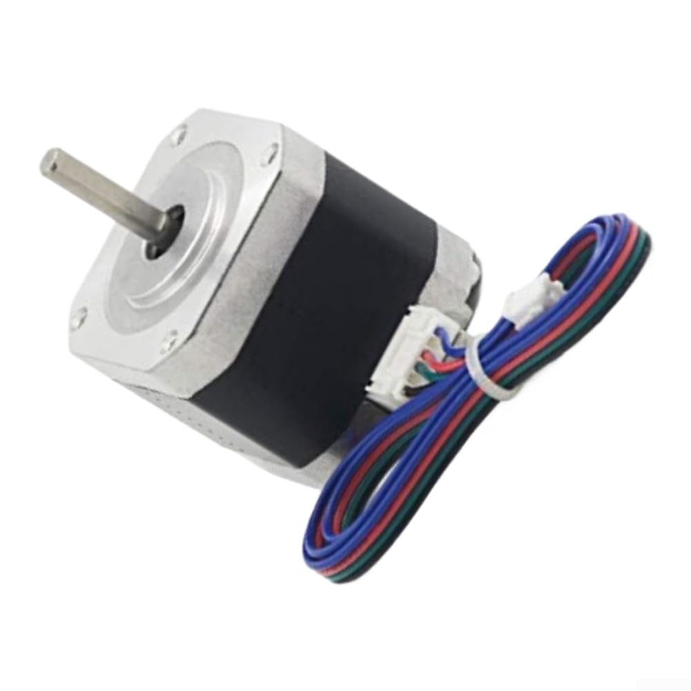 Para Nema 17 motor paso a paso 42 x 60 mm bipolar 1,8 grados para Nema | Ángulo de paso de 1,8°, posicionamiento preciso, ideal para impresión 3D, funcionamiento suave, alta precisión