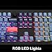 Keychron V6 Max Fullsize Custom Wirless Mechanical Keyboard, 2.4 GHz/Bluetooth/Wired 3-Mode RGB Backlight QMK/VIA Programmable Macro, Hot-Swap Gateron Jupiter Brown Switch PBT Keycaps for Mac Windows