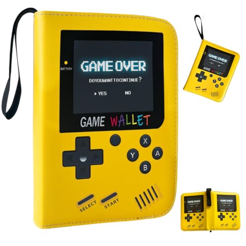 HOUO Album de collection compatible avec cartes Pokemon, 400 pochettes pour cartes à collectionner, cartes d'échange pour enfants, classeur, classeur, classeur, classeur, cadeau d'anniversaire, de