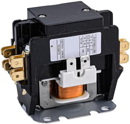 Klima ve Fırın Rölesi için 220V Bobin 2 Kutuplu HVAC Motor Kontaktörü Kondenser Kompresör Ünitelerinin Elektrik Anahtarlaması (2P 32A 220V) - Görsel 2