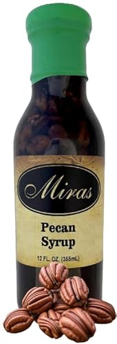 (Pack of 1) Miras Pecan Syrup Sweet and Delicious Flavorful