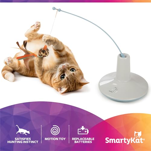 SmartyKat Instincts Wild Wand – Electronic Feather Spinner with Auto-Shutoff — view 2