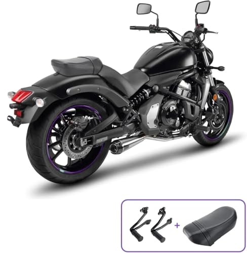 Asiento pasajero EN 650 kit reposapiés trasero accesorios moto 2015 2016 2020 2025 2