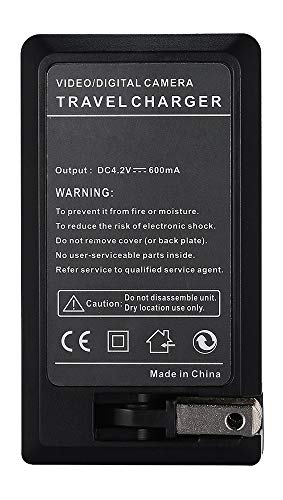 Amsahr C-Enel9 Digital Replacement Mini Battery Travel Charger For Nikon En-El9, En-El9A, En-El9E, D3000 With Lens Accessories Pouch (Gray) #TOP20