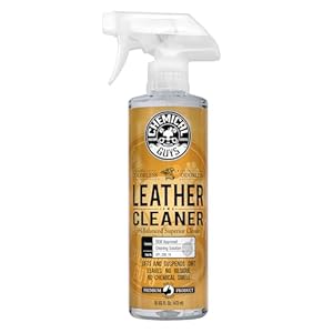 Chemical Guys SPI_208_16 Colorless and Odorless Leather Cleaner for Car Interiors, Furniture, Boots, and More (Works on Natural, Synthetic, Pleather, Faux Leather and More), 16 fl oz