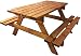 Produktbild TOTAL WOOD 2012 Picknicktisch Bierbank 150 cm Picknickbank Bank Tisch Camping Gartenbank