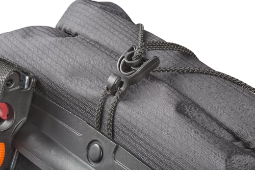 VAUDE Fahrradtaschen Aqua Front Light - ultraleichte Fahrradtaschen - 2 Vorderradtasche (2 x 11L) in schwarz - wasserdicht - Made in Germany