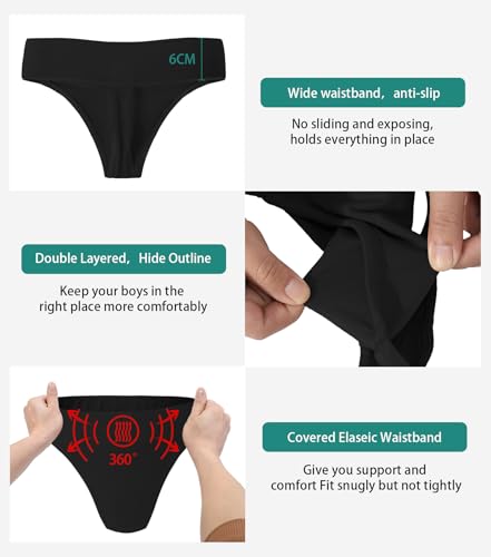 Dance Belt Men Thong Underwear Brief for Ballet and Cosplay, Male Dancewear4