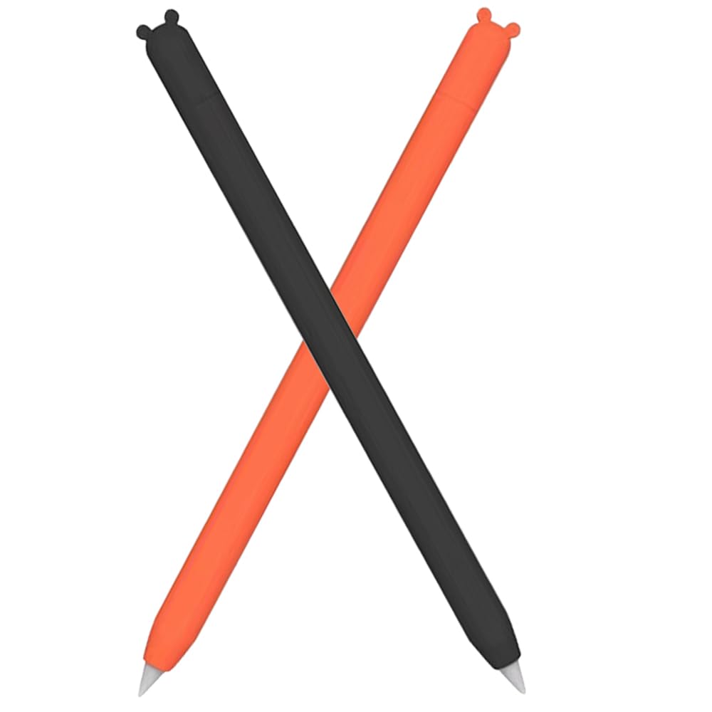 Mizi (2 Pack) Apple Pencil 2nd Generation & Apple Pencil Pro (2024) Case Cover Premium Silicone Sleeve Skin, USB Charging/Double Tap & Attaching Magnetically - (Black/Orange) (B0D9M6R7FZ) Amazon Price History, Amazon Price Tracker