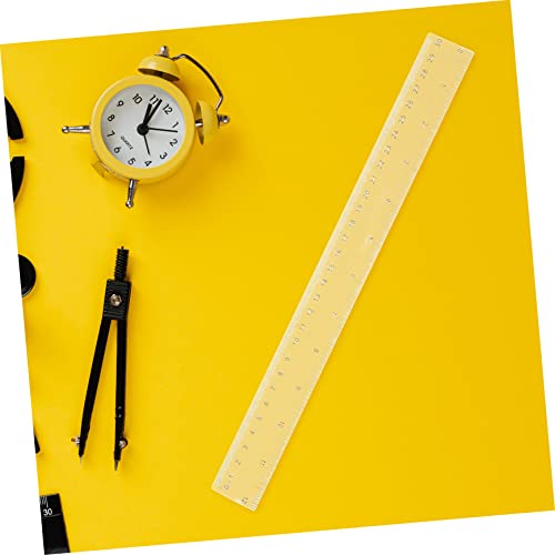 MAGICLULU 10 Pçs Kit De Material De Escritório Régua Transparente Réguas Profissionais Régua De Meta