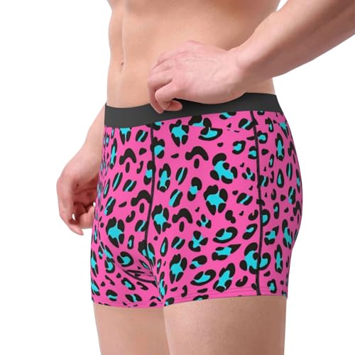Cute Leopard Print Essential Boxer Briefs,Elasticated Trunks For Men,Men'S Underwear Boxer Briefs4