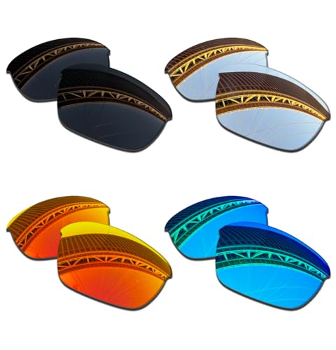 Image of 1.5MM Polarized Replacement Lenses for Oakley Half Jacket 2.0 OO9144 Sunglasses, Anti-Scratch | Perfectly Fit