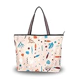 Hengpai Selva Papagei Big Beak Damen-Tragetasche, Reißverschluss, große Handtasche, mehrfarbig16,...