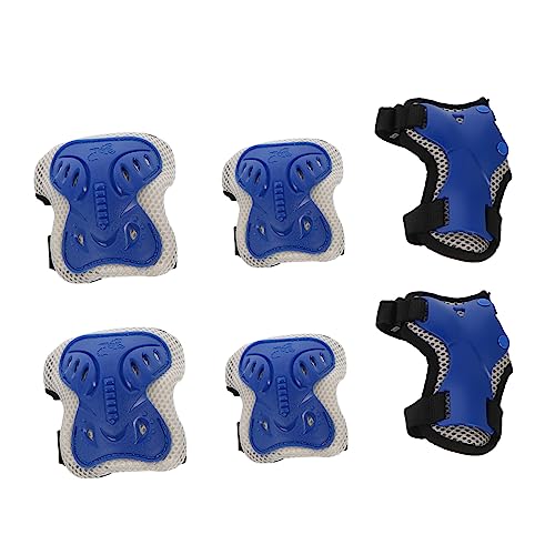 GOOHOCHY 2-in-1 Boys and Girls Elbow Wrist Pads Protective Gear Set for Skating Sports Activities