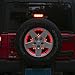 RT-TCZ Spare Tire Brake Light Wheel Light 3rd Third Tail Light LED Ring for Jeep Wrangler 1997-2023 TJ JK JKU JL JLU,Red Light