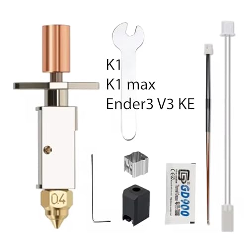 Kit de actualización Hotend para impresoras 3D Creality K1, K1 Max, Ender3 V3 KE, con boquillas y accesorios