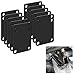 Pineeseatile Soft Longboard Shockpads Skateboard Riser Shock Pads Rubber Soft 3MM Longboard Rise Pads for Longboards Scooters Cruisers Black 10PCS