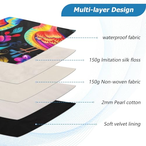 Funda para portátil 13-14 pulgadas, impermeable, con diseño artístico miniatura 4