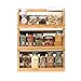 Lipper International 8840 Bamboo 3-Tier Spice Rack, 2.75-inch Depth Accommodates many Types of Spice Jars