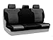 Coverking Custom Fit Solid Folding Bench Seat Cover for Select Honda Civic Models - Alcantara (Gray)