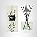NEST New York Reed Diffuser, Wild Mint & Eucalyptus - 5.9 fl oz - Fragrance for Up to 90 Days - Reusable, Refillable Glass Holder - Includes 8 All-Natural Reed Sticks - Flame Free