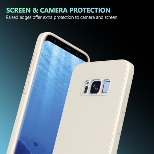 Image of for Samsung Galaxy S8 Plus Case White, Scratch Resistant with Soft Touch, Slim Thin Phone Cover for Samsung Galaxy S8 Plus