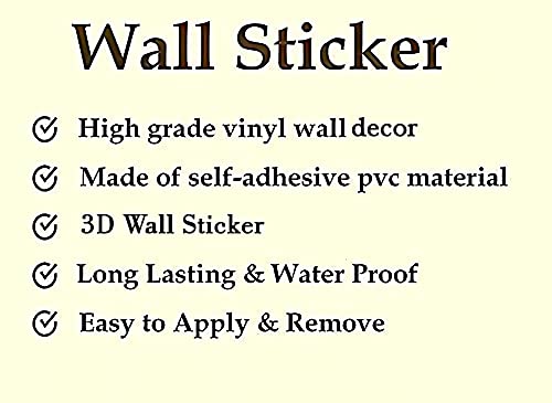 Laxmi Wall Sticker,Diwali Stickers for Living Room, Kids Room, Office, Pooja Room Size - 41 Cm X 51 Cm