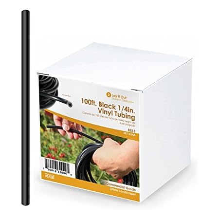 Amazon : Mister Landscaper 100-ft Coil 1/4-in Black Vinyl Tubing