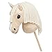 Produktbild Cavallino giocattolo Hobby Horse Lemieux con testa peluche e bastone modello popcorn taglia unica