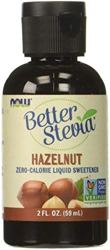 NOW Foods BetterStevia Liquid, Hazelnut, 2 Fluid Ounce