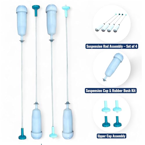 Image of Sai Service Center Suspension Rod 7kg Top Load Washing Machine 21.5 inch Durable Spare Part Compatible with Haier (Set of 4)