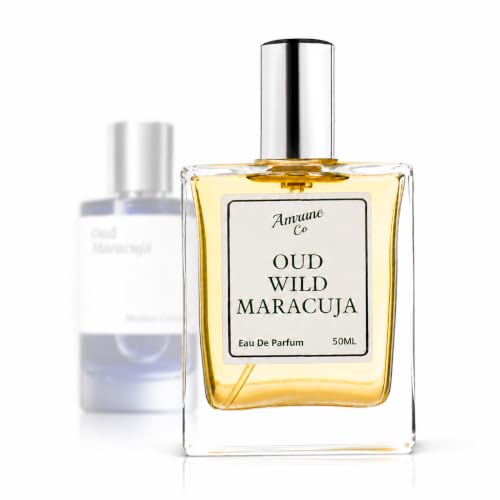 Image of Oud Wild Maracuja Eau De Parfum for Men & Women | Long Lasting Fruity Oud Perfume | Passion Fruit, Rose, Leather & Amber Fragrance | Premium Unisex Perfume | 50ml
