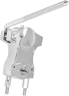 VICASKY Clipe De Extensão De Tambor Tom Tom Suporte De Montagem De Tambor Suporte De Piso Tom Instrumento Musical Suporte De Perna De Bumbo Universal Prata Liga De Zinco Suporte De Tom