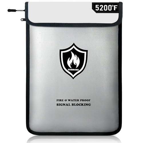 Tusirgre 5200°F Upgraded Fireproof Document Bag cover