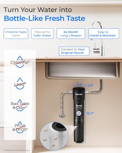 Image of Waterdrop 15UA Under Sink Water Filter System with 2 Filters, 4 Years
