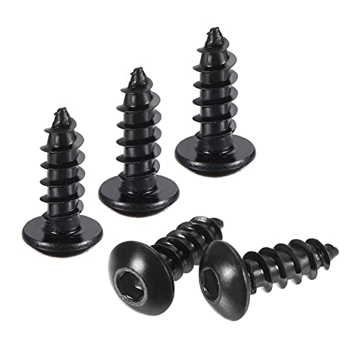 Vis autotaraudeuses M4 x 12 mm hexagonales pour montage de tôles et boîtiers électroniques