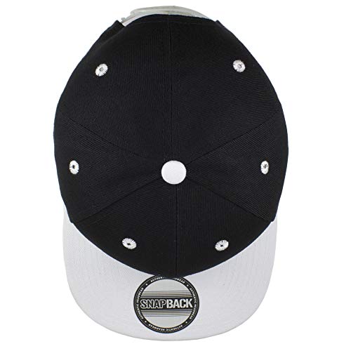 Image of Gelante Plain Blank Flat Brim Adjustable Snapback Baseball Caps Wholesale LOT 12 Pack