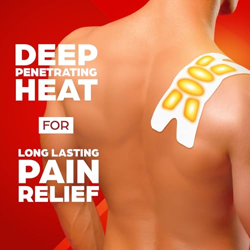 ThermaCare Portable Heating Pads for Muscle & Joint Pain Relief - Adhesive Heat Wraps, Drug-Free Heat Therapy - Flexible, Discreet Heat Patches for Daily Comfort & Wear - 4 Count - Image 3