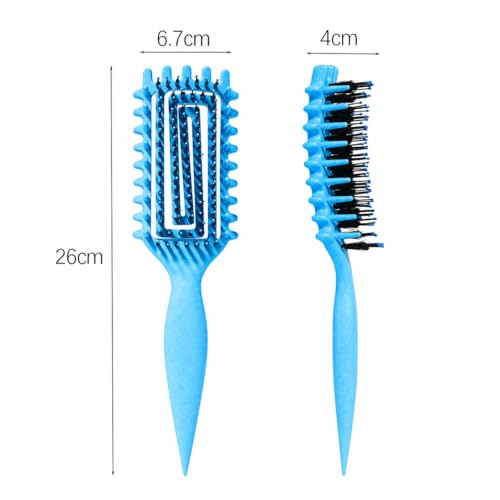 Image of Curly Hair Brush Candybrush Curl Defining Brush for Detangling Shaping and Defining Curls for Women, Men, Wet & Dry Hair (Sky Blue)