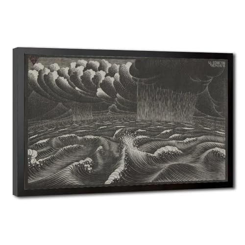 Impression sur toile Second Day of Creation Escher 30x45 cm