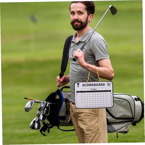 Pizarra doble de borrado para puntaje de golf portátil miniatura 5