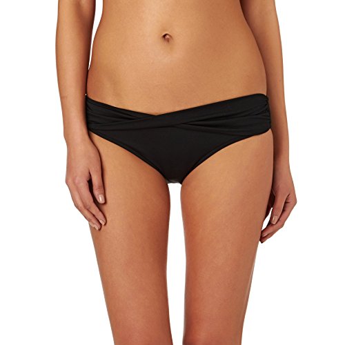 Seafolly Women's Twist Band Hipster Full Coverage Bikini Bottom Swimsuit,Black,6 Us #TOP3