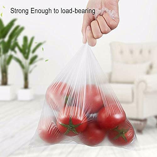 Immuson Food Storage Bags, 12 X 20 Plastic Produce Bag On A Roll, 2 Rolls Fruits, Vegetable, Bread, Food Storage Clear Bags, 350 Bags Per Roll, 700 Bags #TOP1